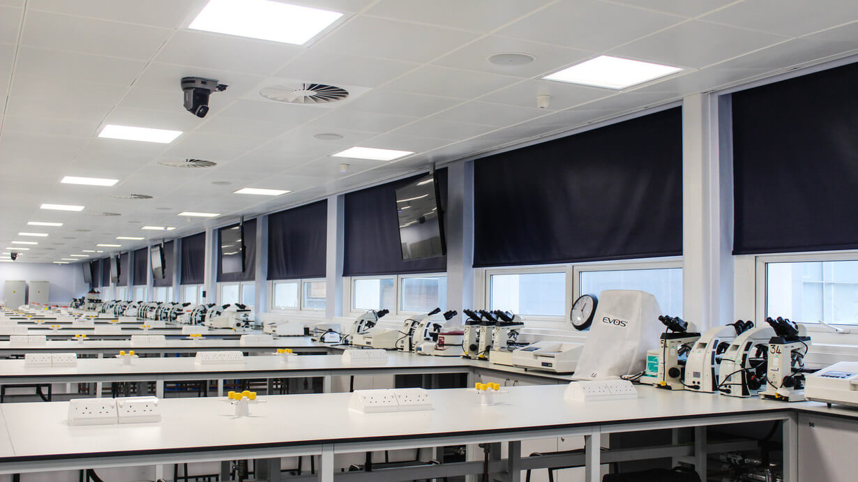 STEM laboratory refurbishment university of Liverpool